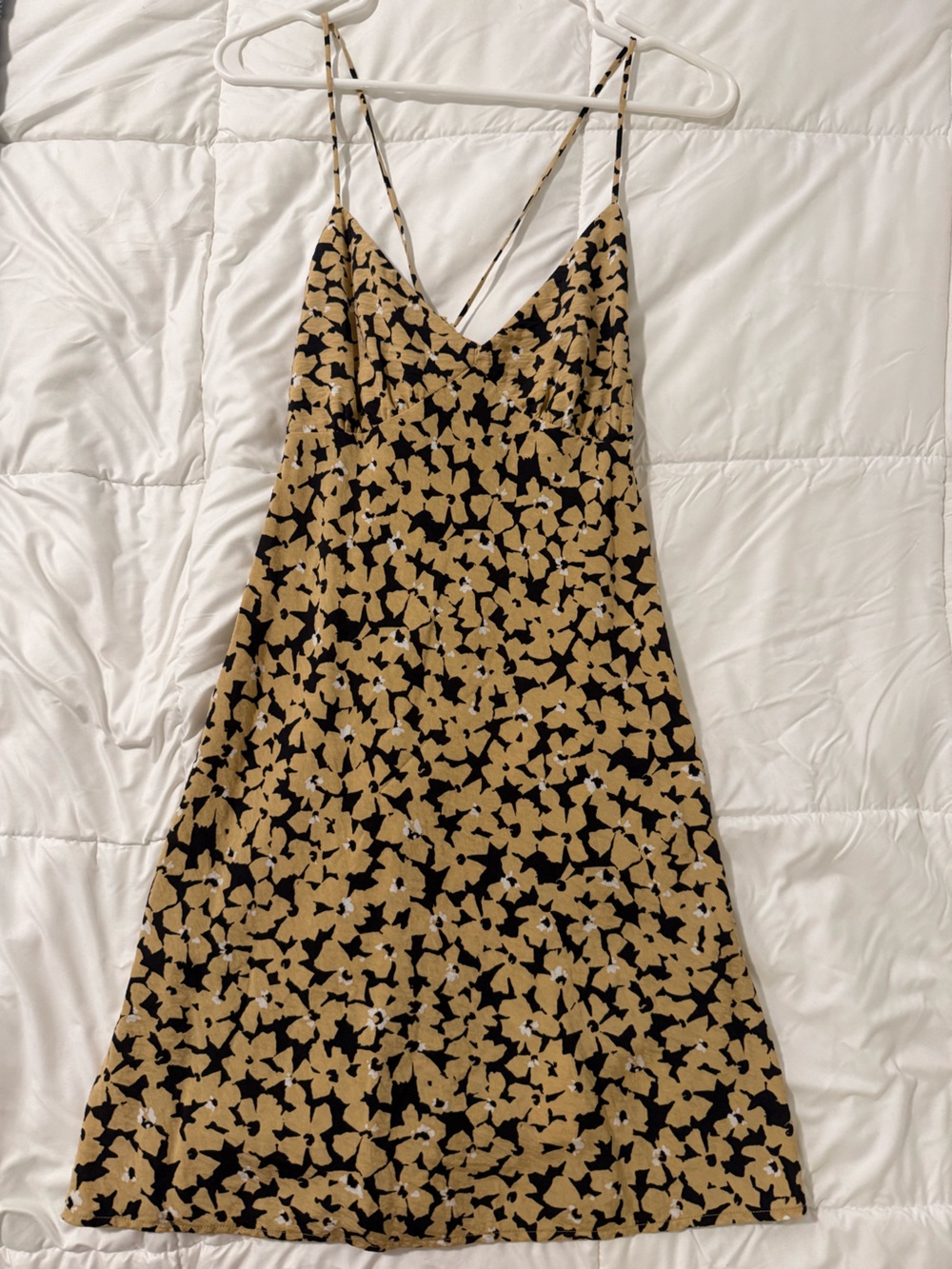 Whimsical Abstract Floral Midi Slip Dress | size 10
